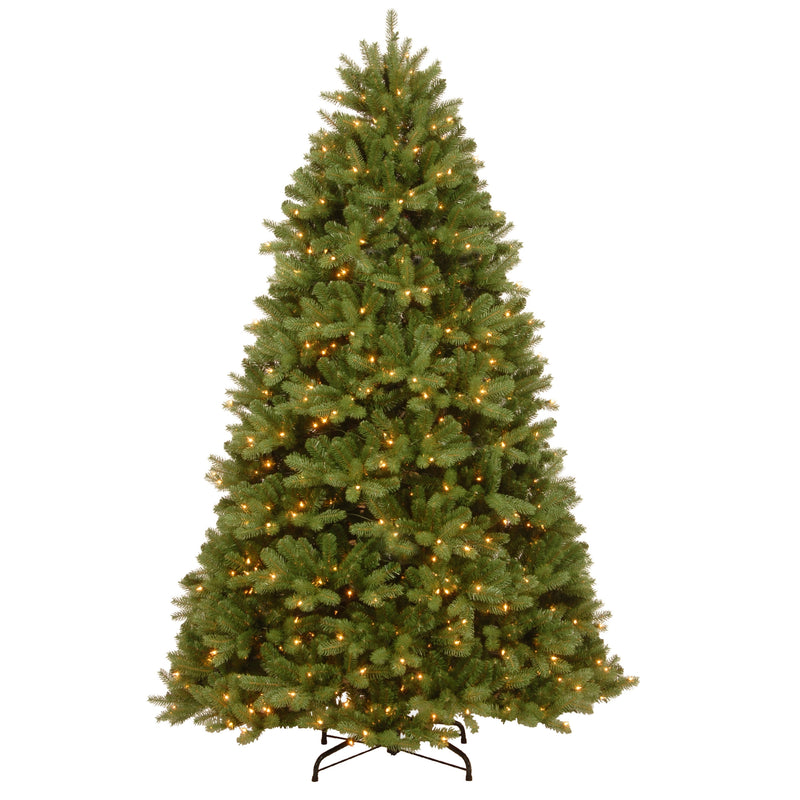 7.5ft Pre Lit Newberry Real Feel Spruce Tree with 750 Warm White LEDs