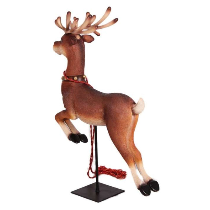 1m Leaping Reindeer With Stand Commercial Christmas Display Prop