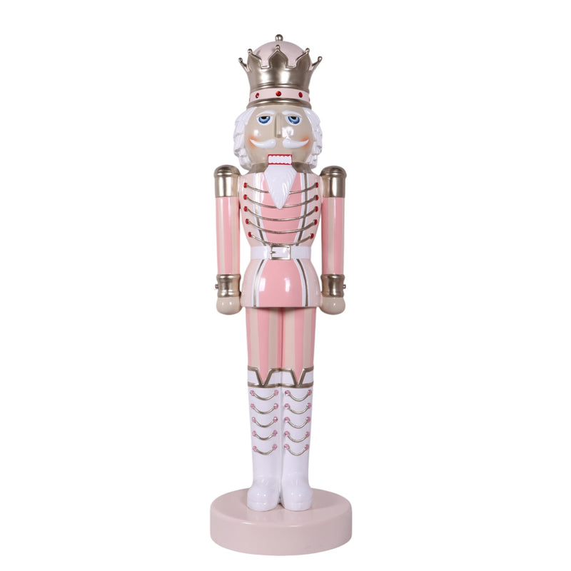 2.01m Christmas Nutcracker Soldier Wearing Pink Uniform