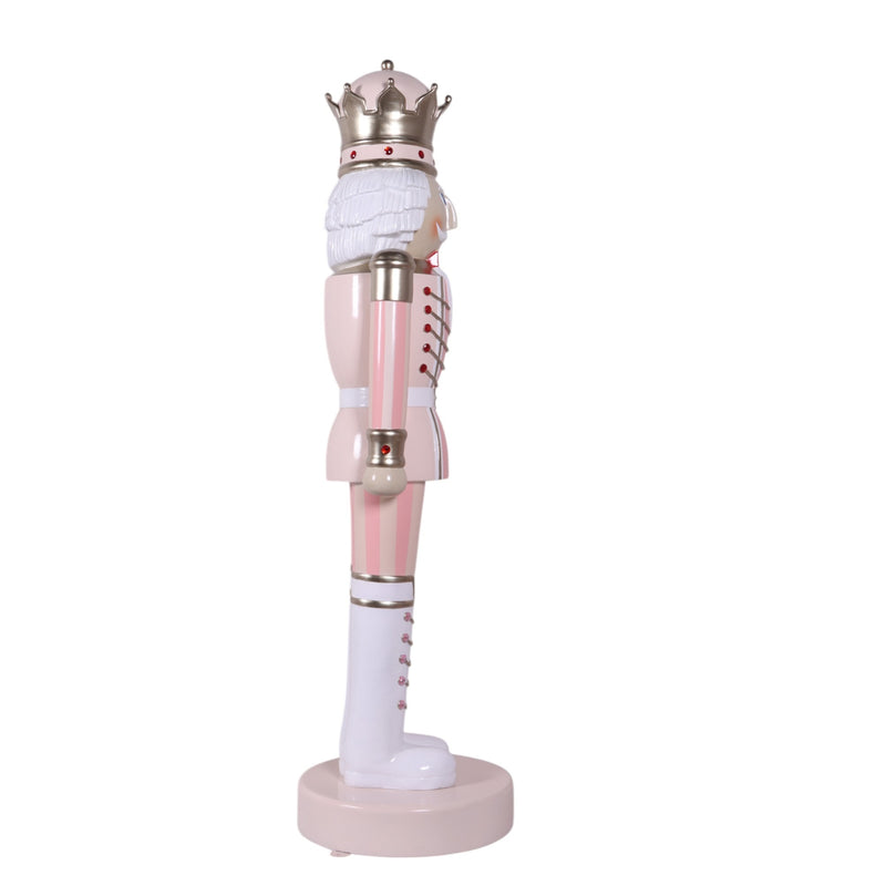 2.01m Christmas Nutcracker Soldier Wearing Pink Uniform