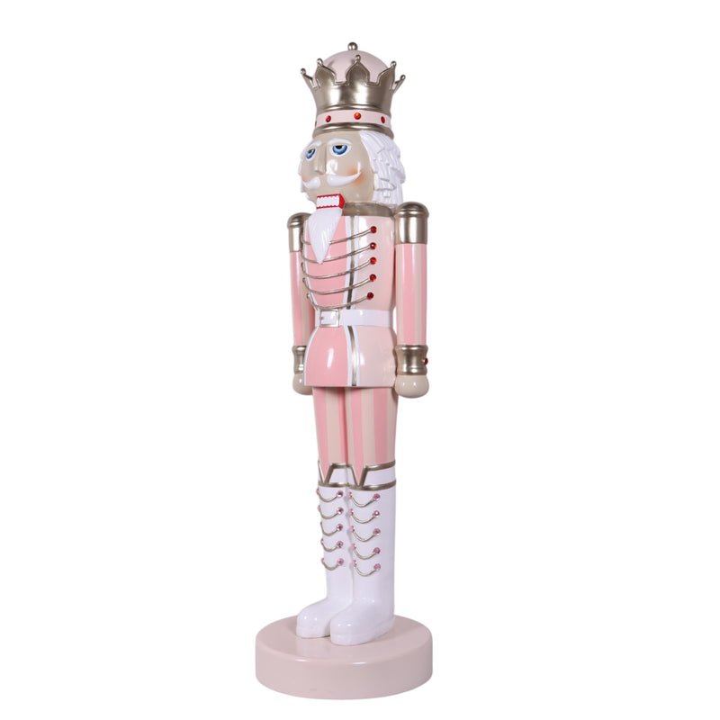 2.01m Christmas Nutcracker Soldier Wearing Pink Uniform