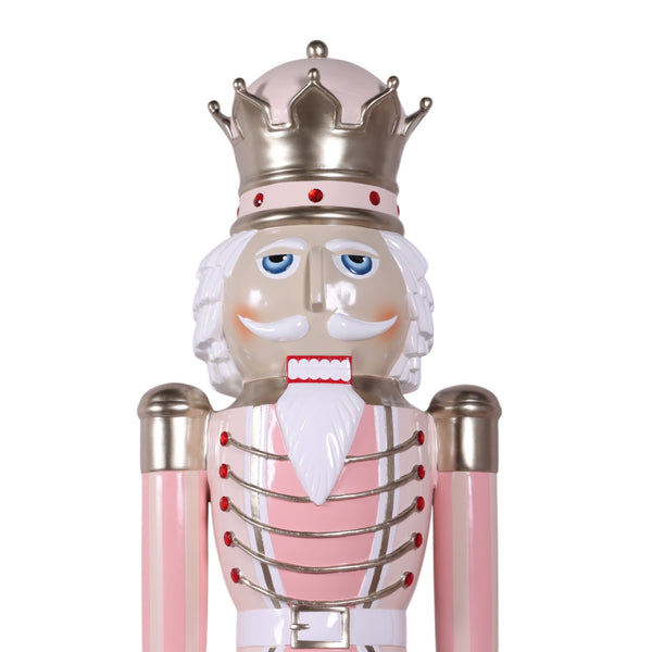 2.01m Christmas Nutcracker Soldier Wearing Pink Uniform