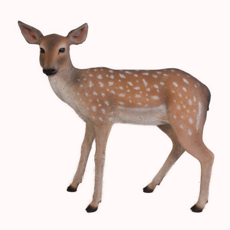 80cm Festive Fallow Dear Fawn Commercial Christmas Display Prop
