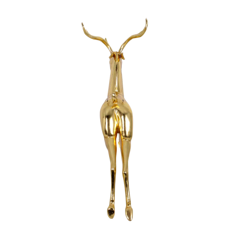 137cm Hanging Reindeer With Gold Finish Commercial Christmas Display Prop