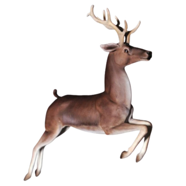 1.37m Hanging Reindeer with Realistic Painted Finish