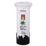 1.42m Large Traditional White Santa's Christmas Mail Box