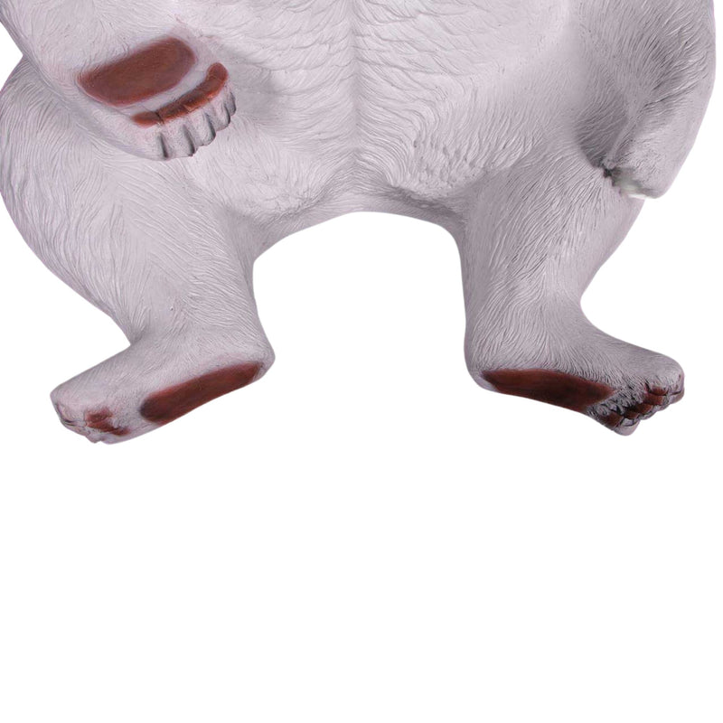 2.3m Giant Realistic Sitting Polar Bear Photo Opportunity Seat Christmas Prop
