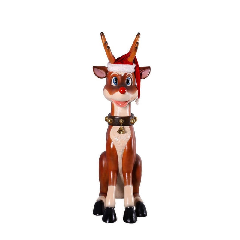 1.12m Small Funny Reindeer Commercial Christmas Display Prop