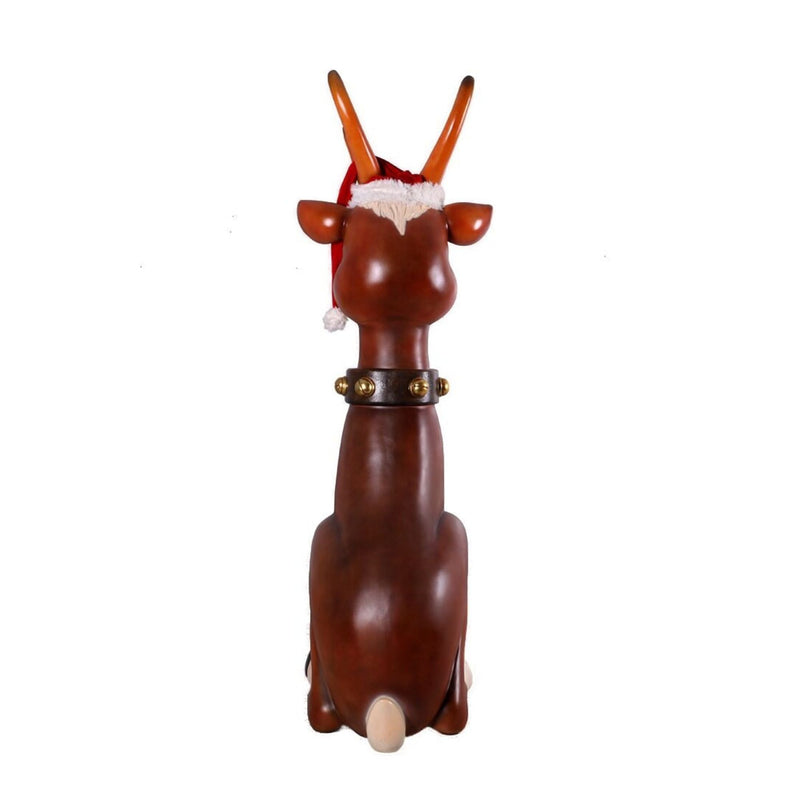 1.12m Small Funny Reindeer Commercial Christmas Display Prop