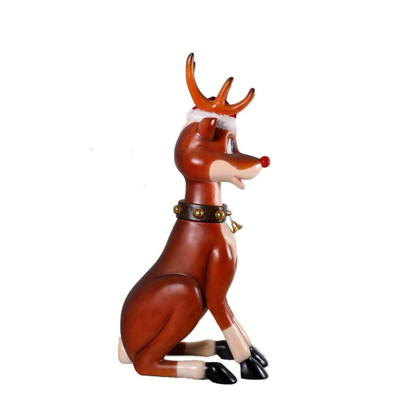 1.12m Small Funny Reindeer Commercial Christmas Display Prop