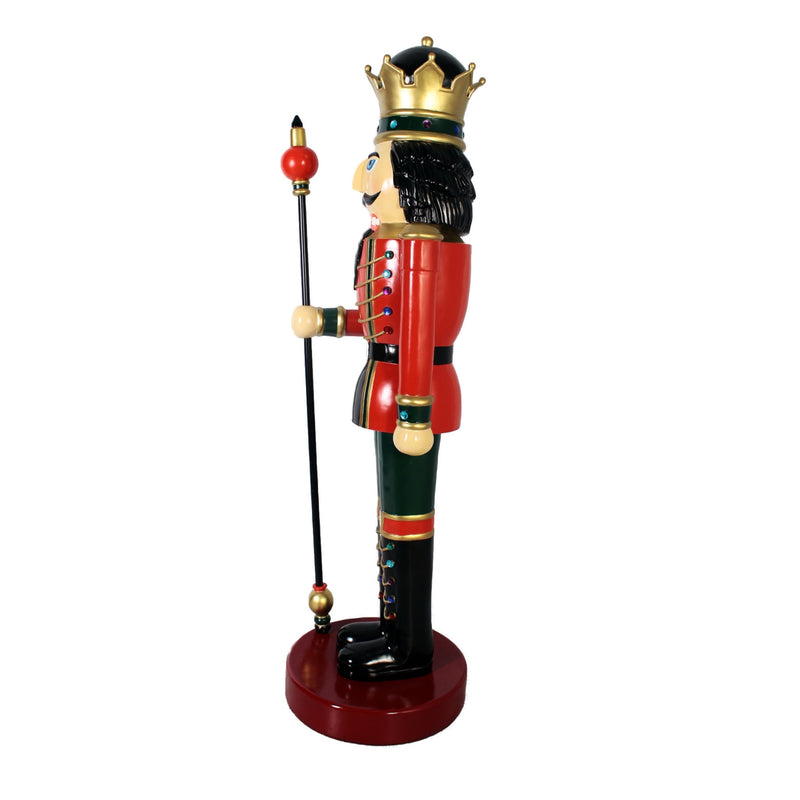 2.01m Christmas Nutcracker King Holding Sceptre (Right Hand) Display Prop