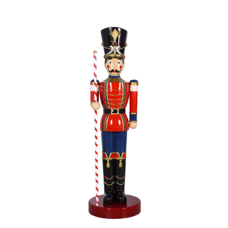 201cm Toy Soldier with Baton Red and Blue Commercial Christmas Display Prop