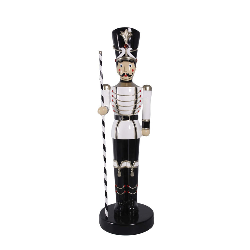 201cm Toy Soldier with Baton Black and White Commercial Christmas Display Prop (Copy)
