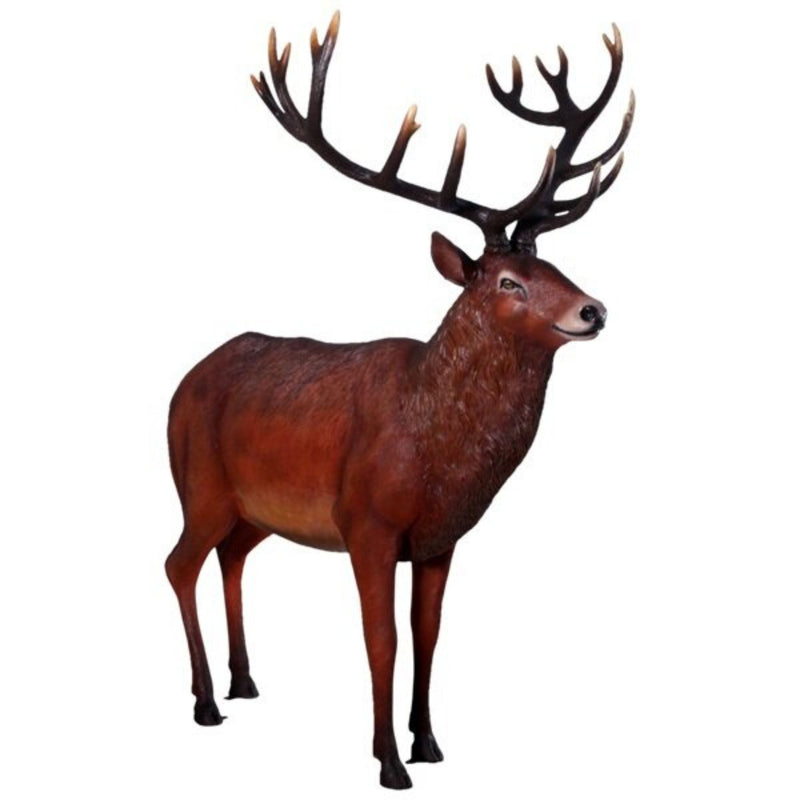 7ft Red Majestic Stag Commercial Christmas Display Prop