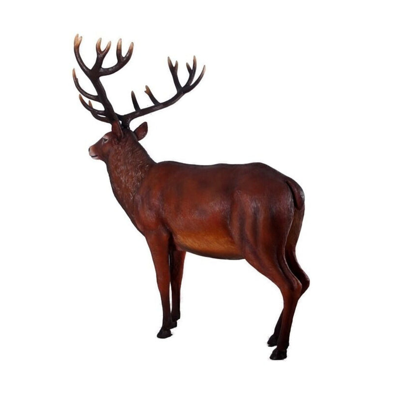 7ft Red Majestic Stag Commercial Christmas Display Prop