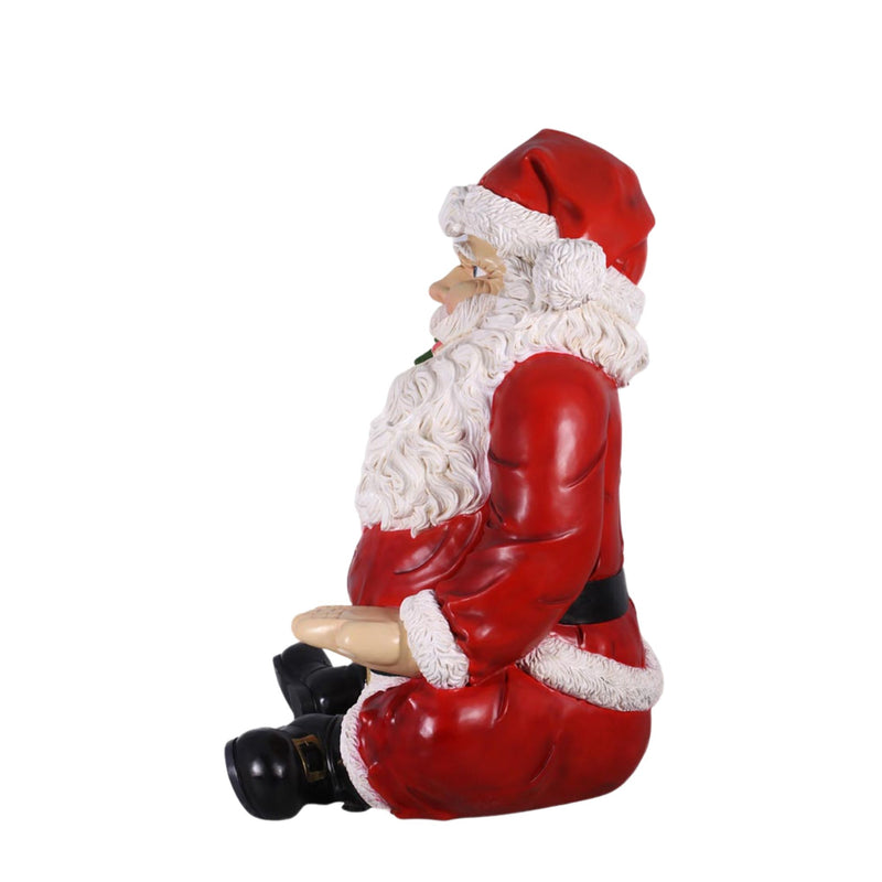2.2m Giant Sitting Santa Claus Photo Opportunity Seat Christmas Prop
