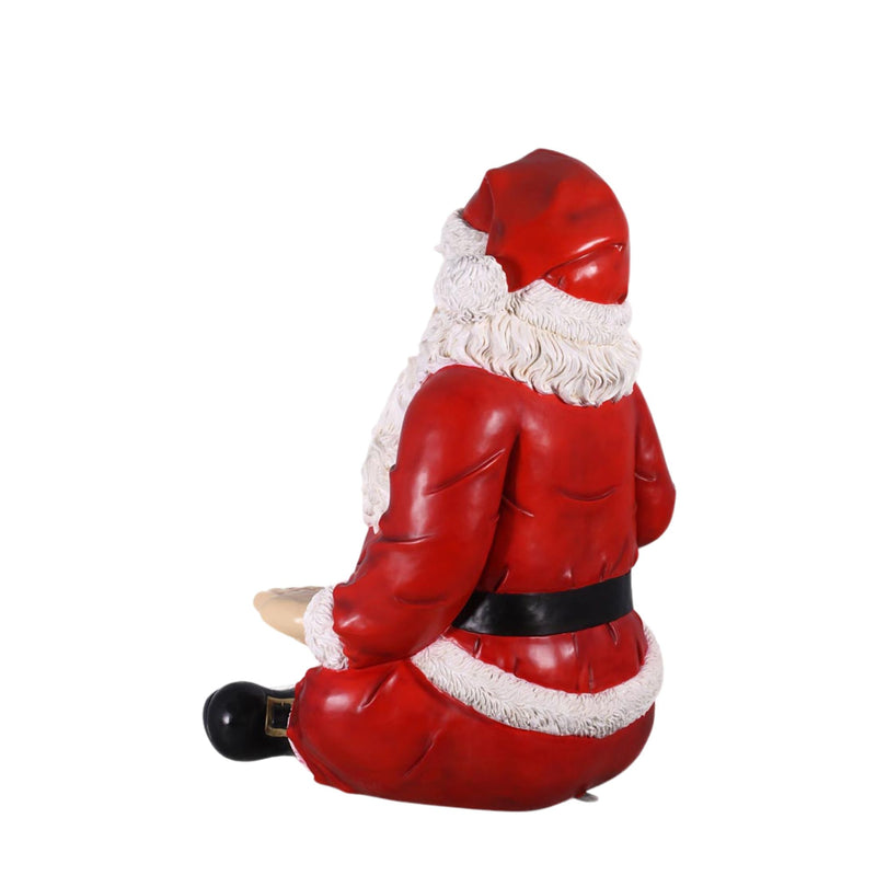 2.2m Giant Sitting Santa Claus Photo Opportunity Seat Christmas Prop