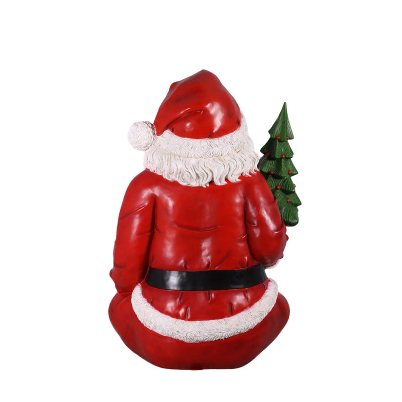 2.2m Giant Sitting Santa Claus Photo Opportunity Seat Christmas Prop