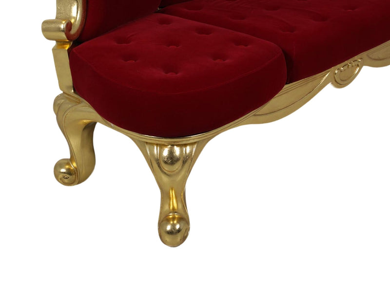 1.6m Red and Gold Grande Throne Commercial Christmas Display Prop