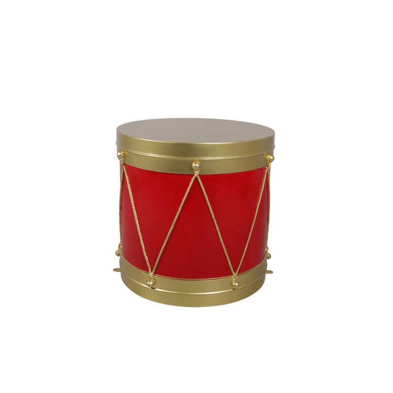 Festive Display Drum Commercial Christmas Display Prop