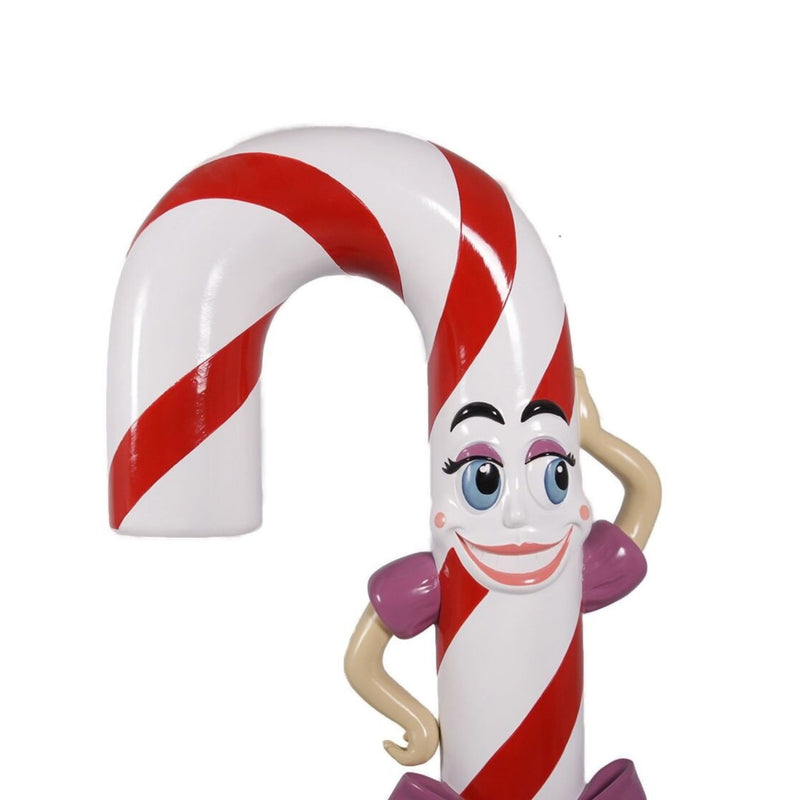 6ft Mo Candy Cane Stand Commercial Christmas Display Prop