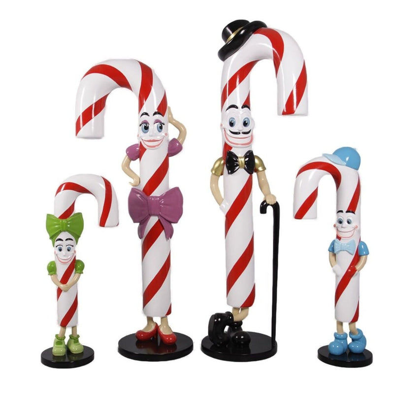 6ft Mo Candy Cane Stand Commercial Christmas Display Prop