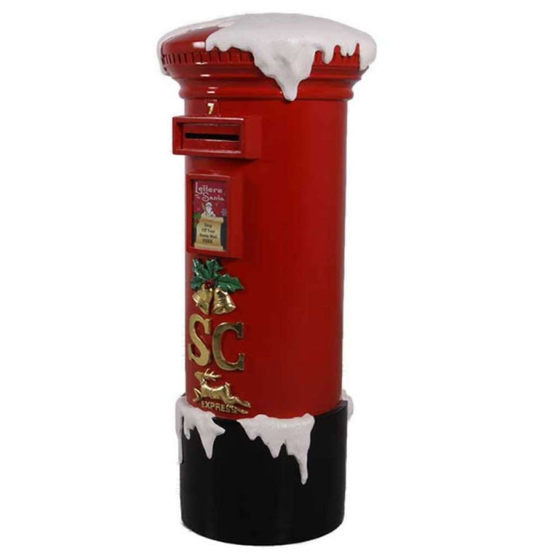 1m Red Santa Claus Mail Box Commercial Christmas Display Prop