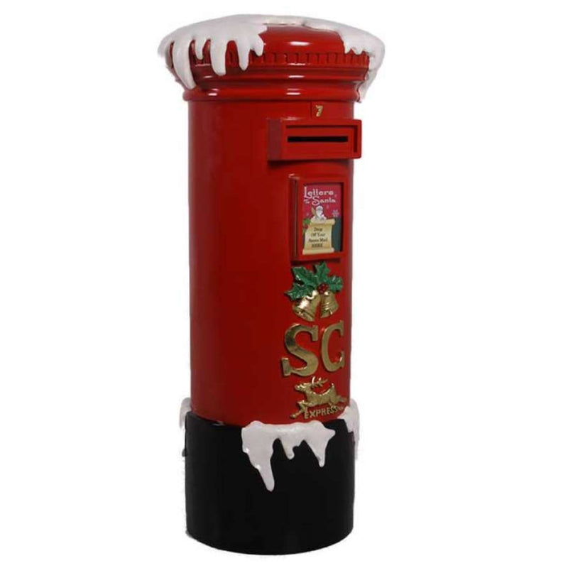 1m Red Santa Claus Mail Box Commercial Christmas Display Prop
