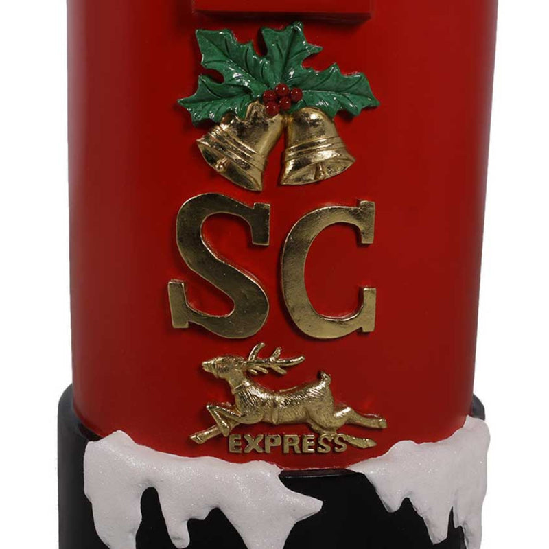 1m Red Santa Claus Mail Box Commercial Christmas Display Prop