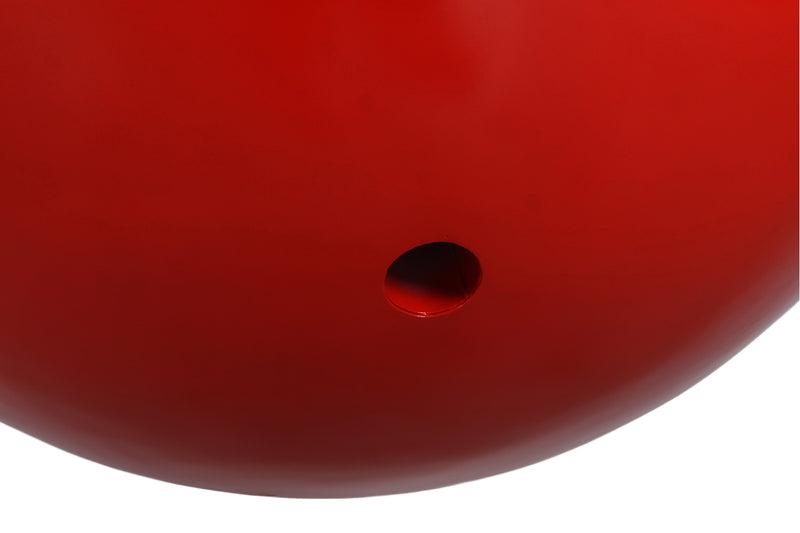 1.45m Giant Shiny Red Christmas Bauble Ball Display Prop with Stand
