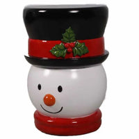 Holly Jolly Snowman Stool Seat Commercial Christmas Display Prop - 2