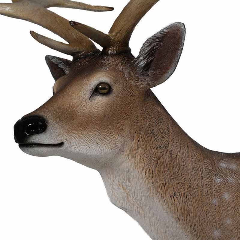 1.7m Festive Fallow Deer Buck Commercial Christmas Display Prop