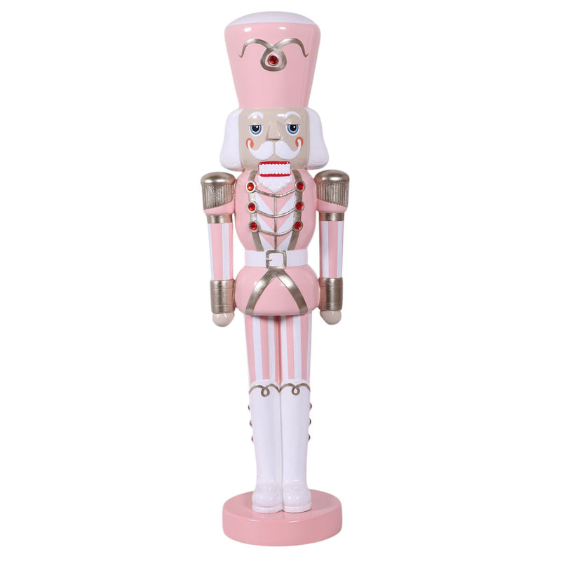 1.2m Christmas Nutcracker Soldier Wearing Pink Uniform