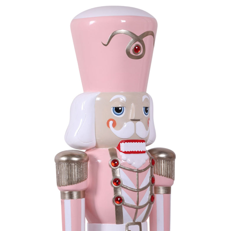 1.2m Christmas Nutcracker Soldier Wearing Pink Uniform