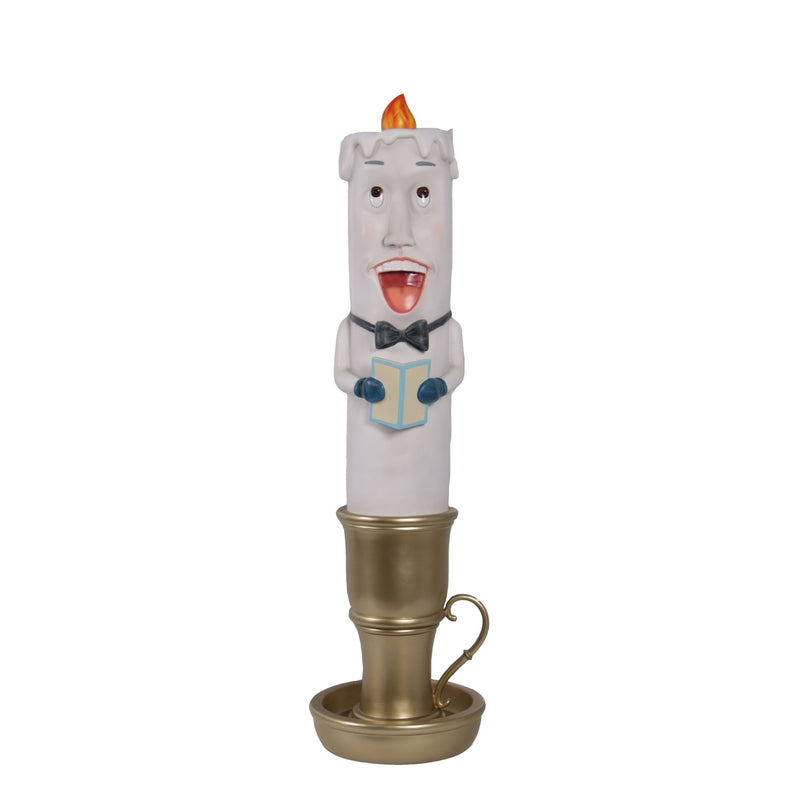 Male Caroling Candle Figure Christmas Display Prop