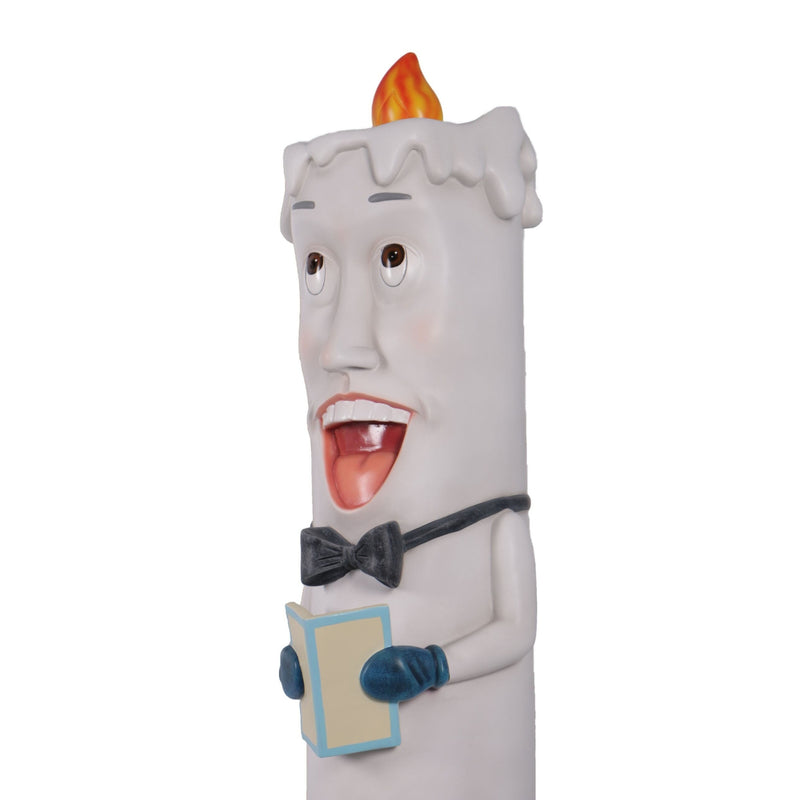 Male Caroling Candle Figure Christmas Display Prop