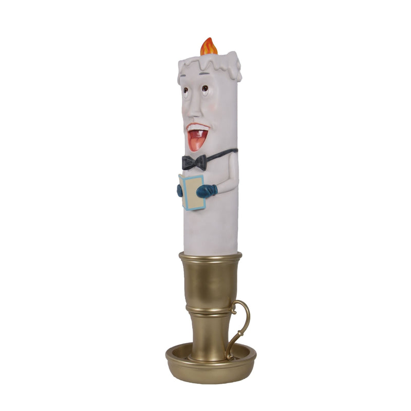 Male Caroling Candle Figure Christmas Display Prop