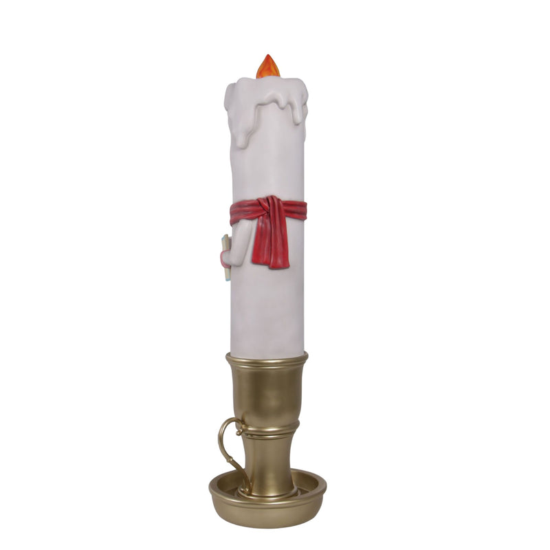Female Caroling Candle Figure Christmas Display Prop