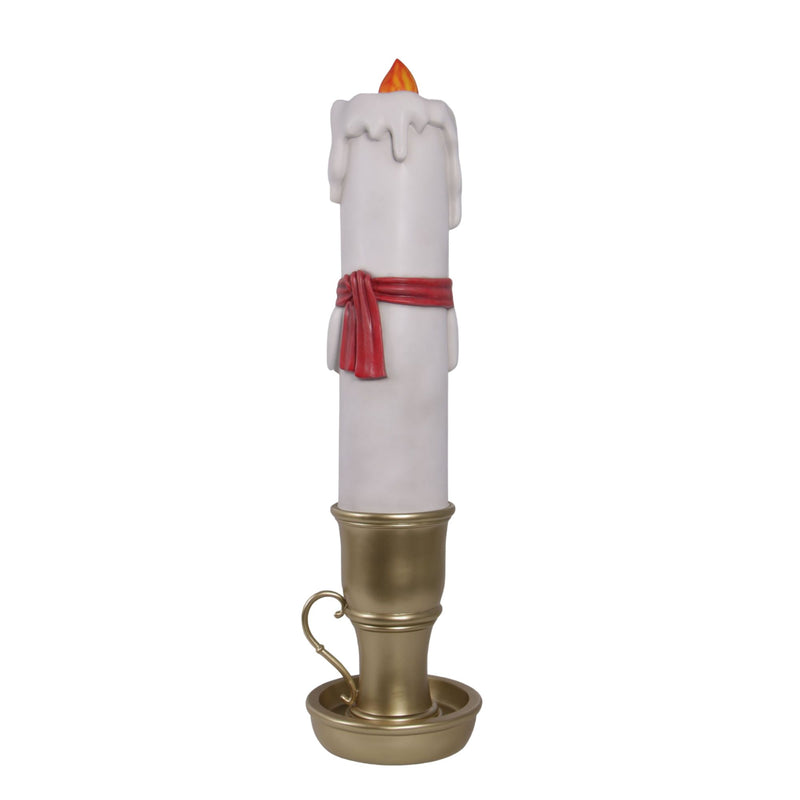 Female Caroling Candle Figure Christmas Display Prop