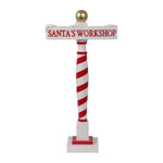 90cm Santa's Workshop Sign Commercial Christmas Display Prop