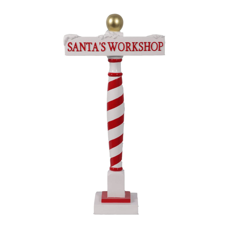 90cm Santa's Workshop Sign Commercial Christmas Display Prop