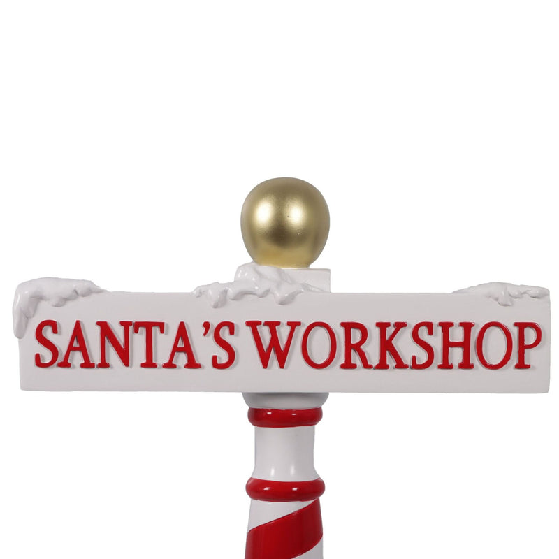 90cm Santa's Workshop Sign Commercial Christmas Display Prop