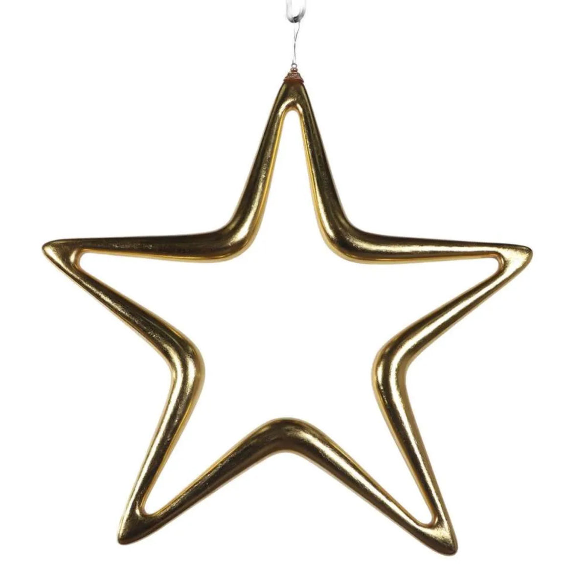 1m Giant Shiny Gold Star Commercial Christmas Display Prop
