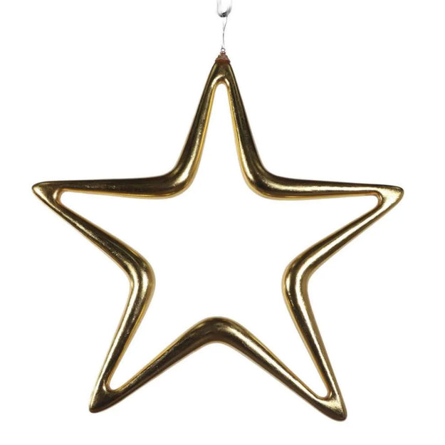 1m Giant Shiny Gold Star Commercial Christmas Display Prop