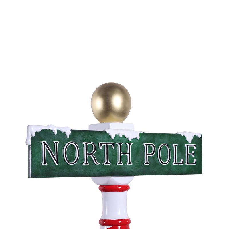 6ft North Pole Sign Commercial Christmas Display Prop