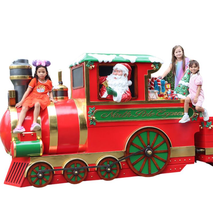 1.8m North Pole Express Train Commercial Christmas Display