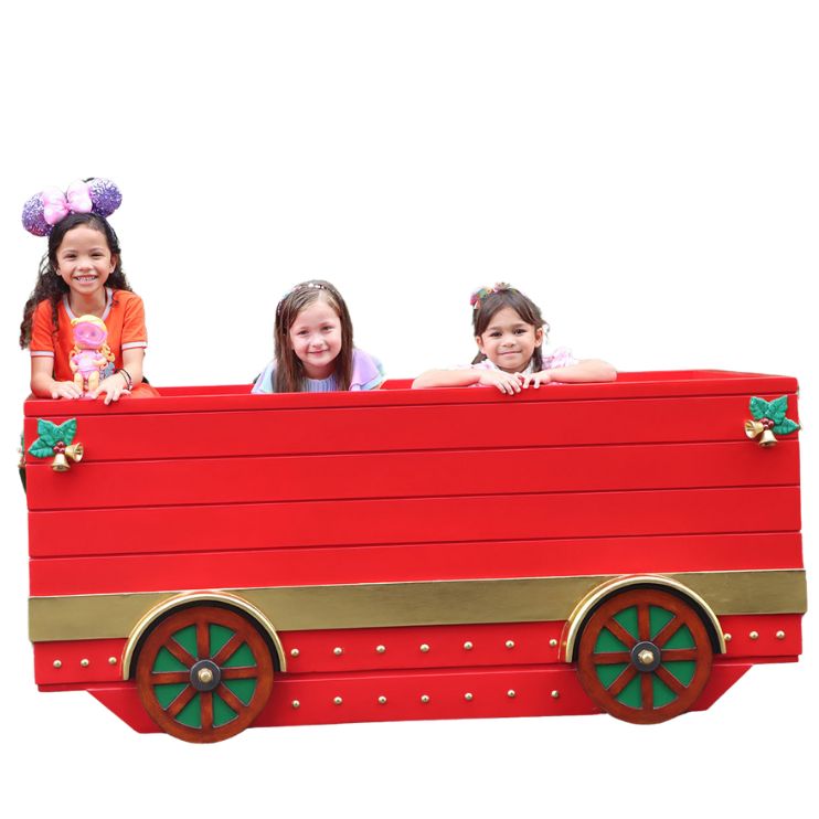 North Pole Express Wagon Commercial Christmas Display