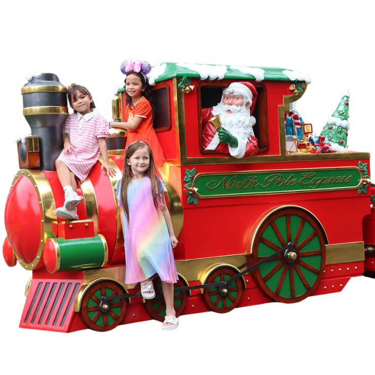 1.8m North Pole Express Train Commercial Christmas Display