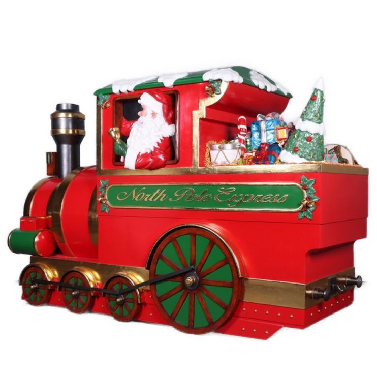 North Pole Express Wagon Commercial Christmas Display