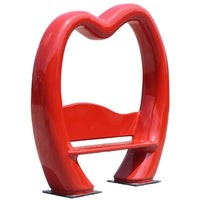 2.3m Lovers Lounging Bench Commercial Christmas Display Prop - 2